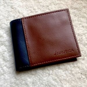Nautica Leather Passcase Mens Wallet